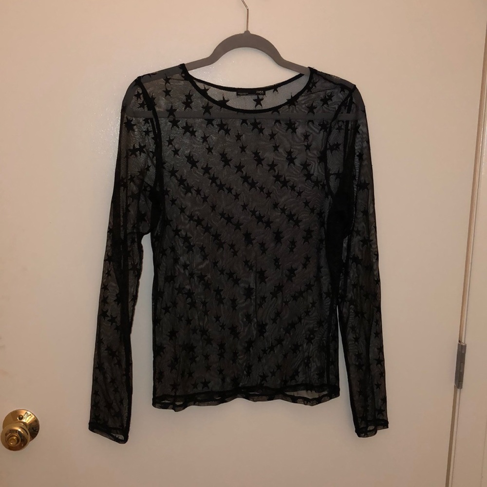 Zara Star Mesh Shirt
